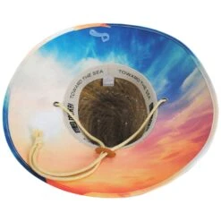 Sun Burst Rush Straw Lifeguard Hat -Novel Accessories 428382