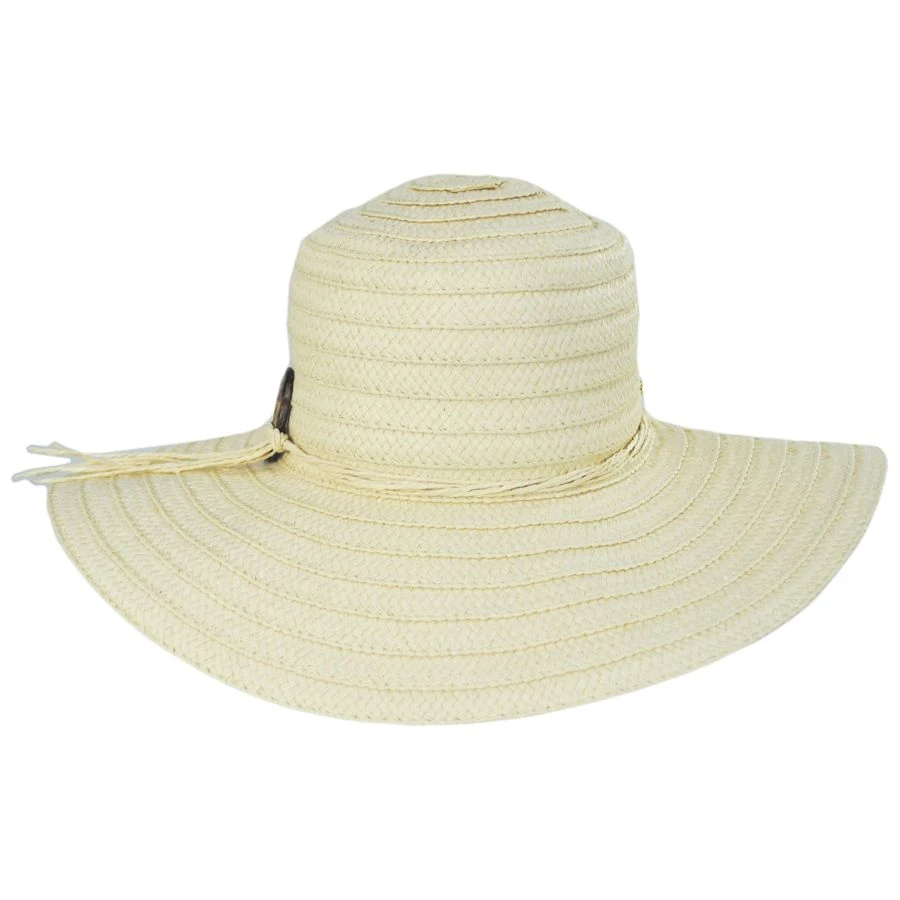 Perdido Braided Toyo Straw Swinger Sun Hat 3 Perdido Braided Toyo Straw Swinger Sun Hat