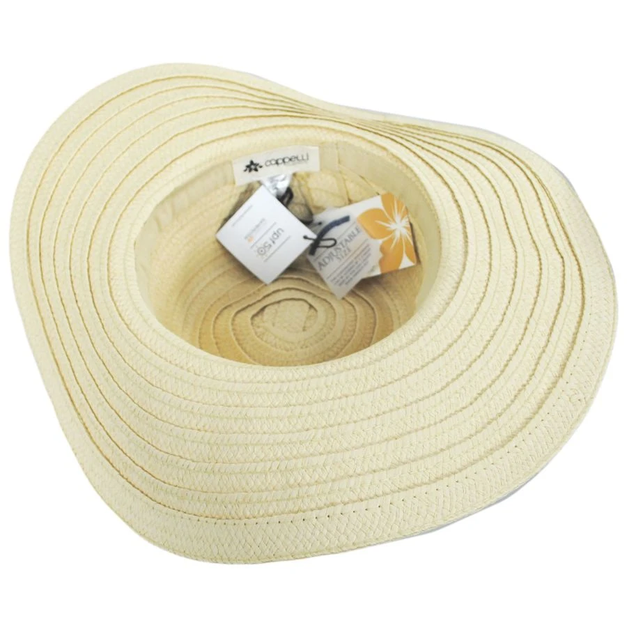 Perdido Braided Toyo Straw Swinger Sun Hat 5 Perdido Braided Toyo Straw Swinger Sun Hat - Image 3