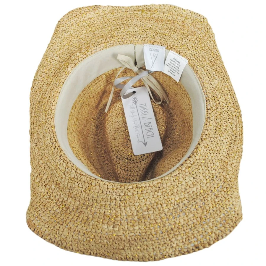 Chrysta Crochet Raffia Straw Western Hat 5 Chrysta Crochet Raffia Straw Western Hat - Image 3
