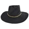 Monte Carlo Toyo Straw Rancher Hat - Black -Novel Accessories 429695