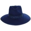 Jo Wool Felt Rancher Fedora Hat - Navy Wash -Novel Accessories 430097