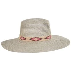 Pink Cobra Milan Straw Boater Hat