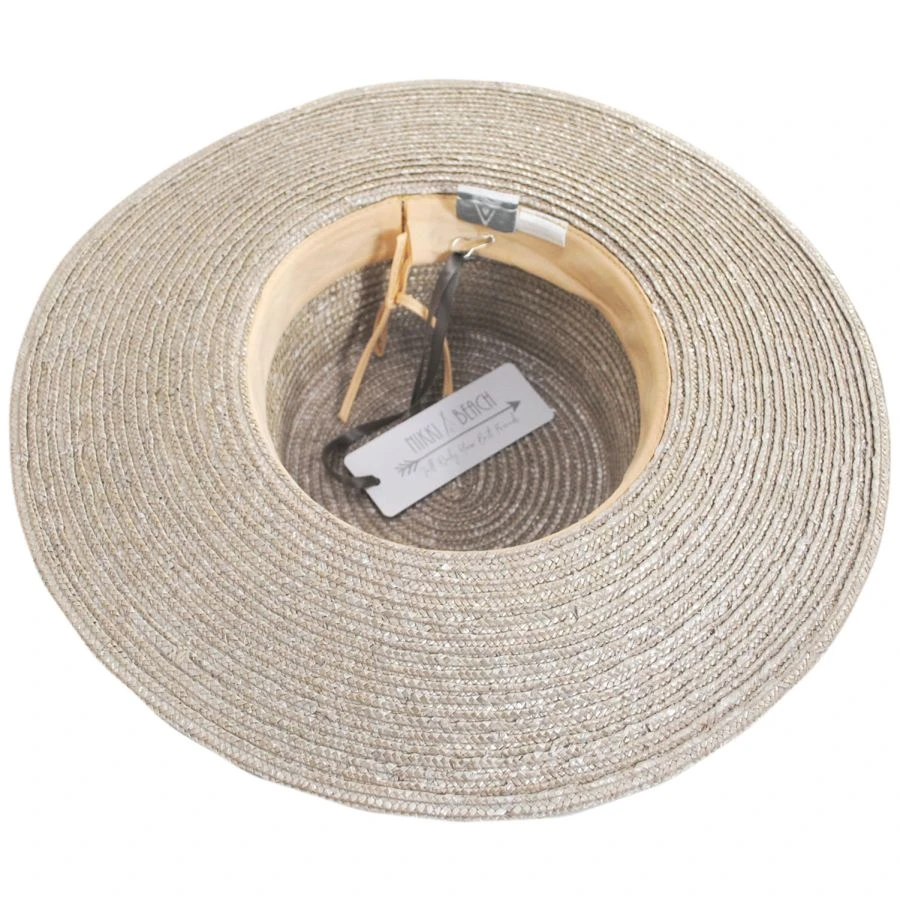 Pink Cobra Milan Straw Boater Hat 5 Pink Cobra Milan Straw Boater Hat - Image 3