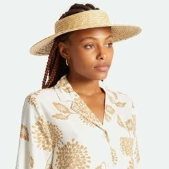Joanna Wheat Straw Visor 7 Joanna Wheat Straw Visor -Novel Accessories 430662