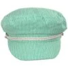 Ashland Cotton Houndstooth Fiddler's Cap - Mint Green