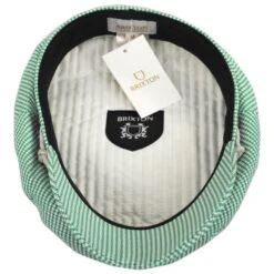 Ashland Cotton Houndstooth Fiddler's Cap - Mint Green -Novel Accessories 430752
