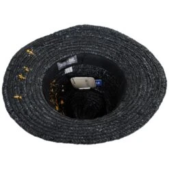 All Day Wheat Straw Fedora Hat 7 All Day Wheat Straw Fedora Hat -Novel Accessories 430833