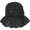 Boho Crochet Toyo Straw Bucket Hat 2 Boho Crochet Toyo Straw Bucket Hat -Novel Accessories 430890