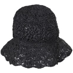 Boho Crochet Toyo Straw Bucket Hat