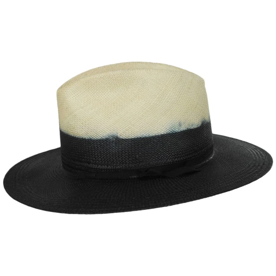 Bailey Rask Gradient Panama Straw Fedora Hat 4 Bailey Rask Gradient Panama Straw Fedora Hat - Image 2