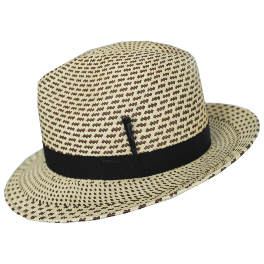 Bailey Hernen Two-Tone Panama Fedora Hat 4 Bailey Hernen Two-Tone Panama Fedora Hat - Image 2