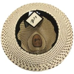 Bailey Hernen Two-Tone Panama Fedora Hat 7 Bailey Hernen Two-Tone Panama Fedora Hat -Novel Accessories 431138
