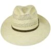 Bailey Ezra Vented Panama Straw Fedora Hat