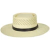 Harlow Vented Panama Straw Gambler Hat -Novel Accessories 432375