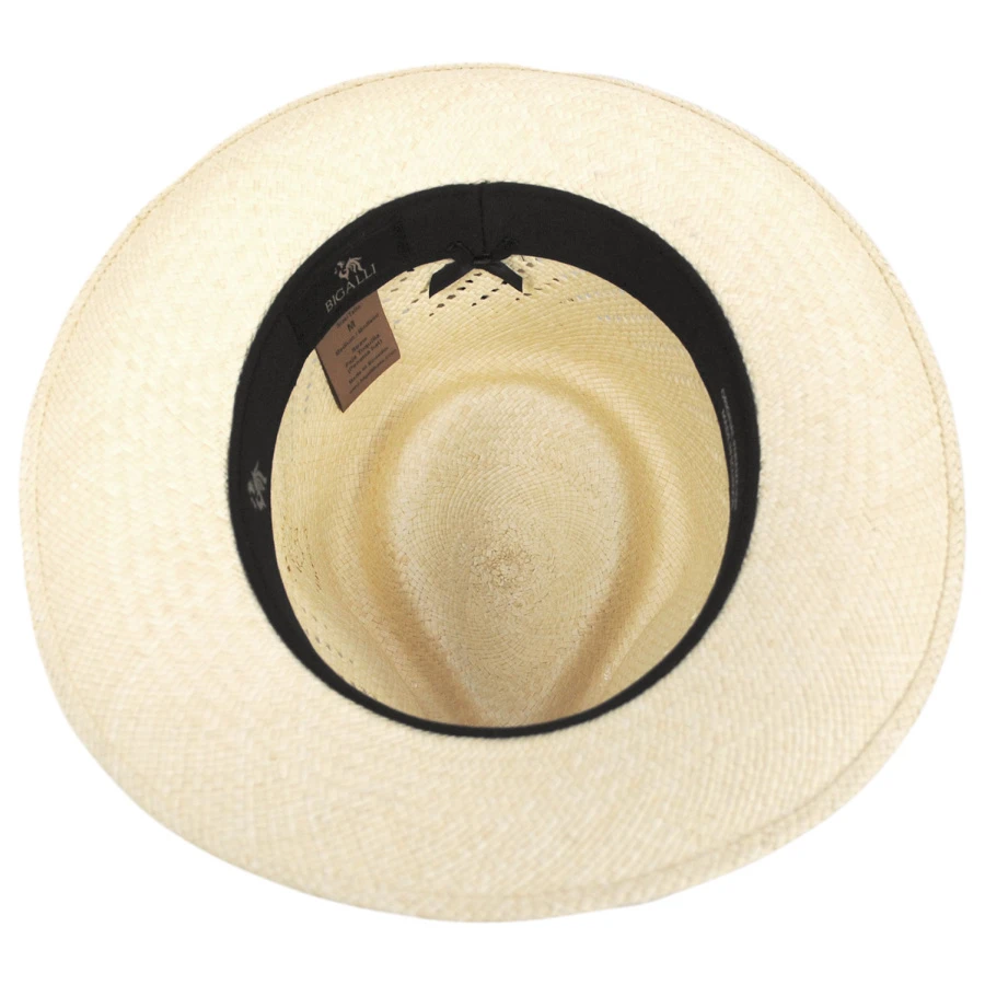 Salvatore Vented Panama Fedora Hat 5 Salvatore Vented Panama Fedora Hat - Image 3