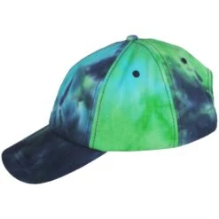 Kangol Tie Dye Cotton Strapback Baseball Cap -Novel Accessories 435828
