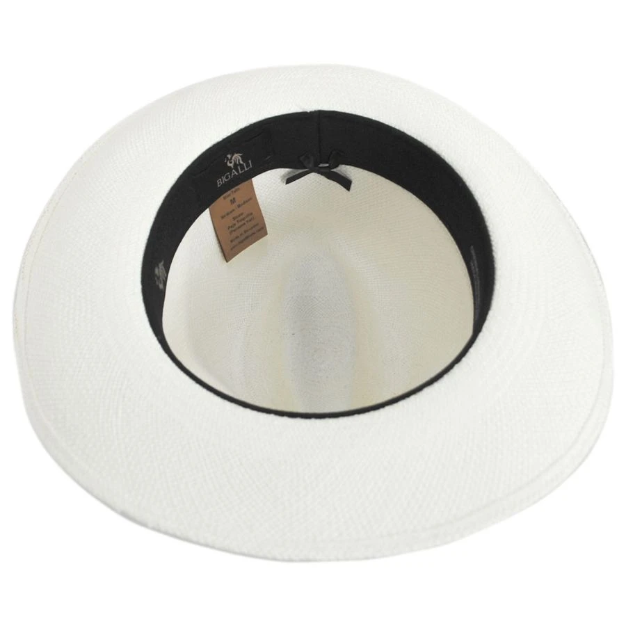 Mikonos Panama Straw Fedora Hat 5 Mikonos Panama Straw Fedora Hat - Image 3