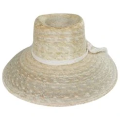 Gambler Palm Straw Lampshade Hat