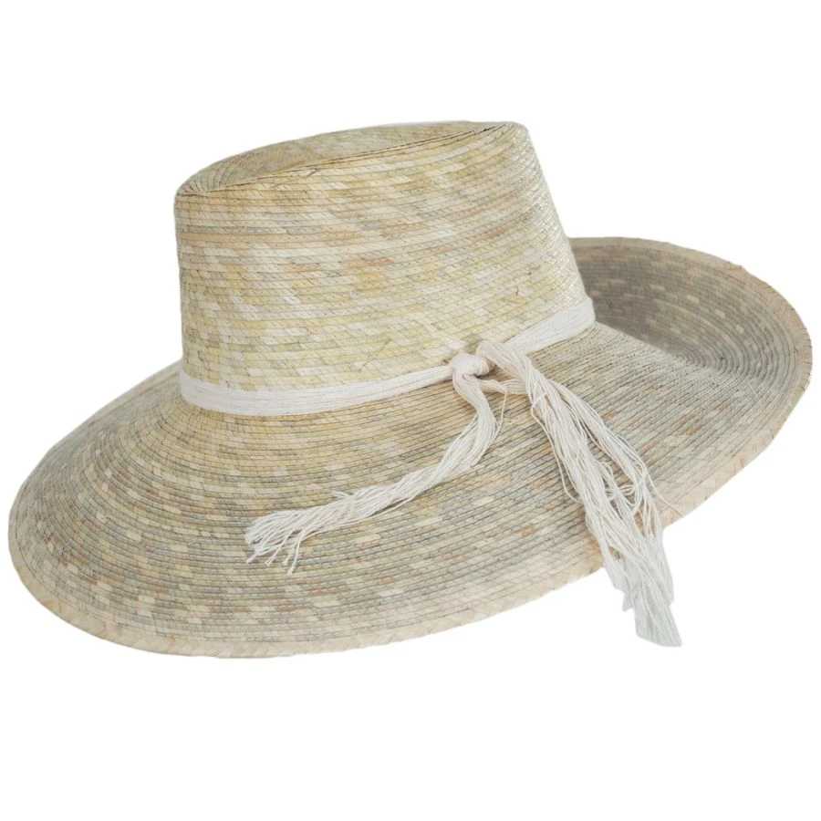 Gambler Palm Straw Lampshade Hat 4 Gambler Palm Straw Lampshade Hat - Image 2