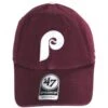 '47 BRAND Philadelphia Phillies MLB Clean Up Strapback Baseball Cap Dad Hat