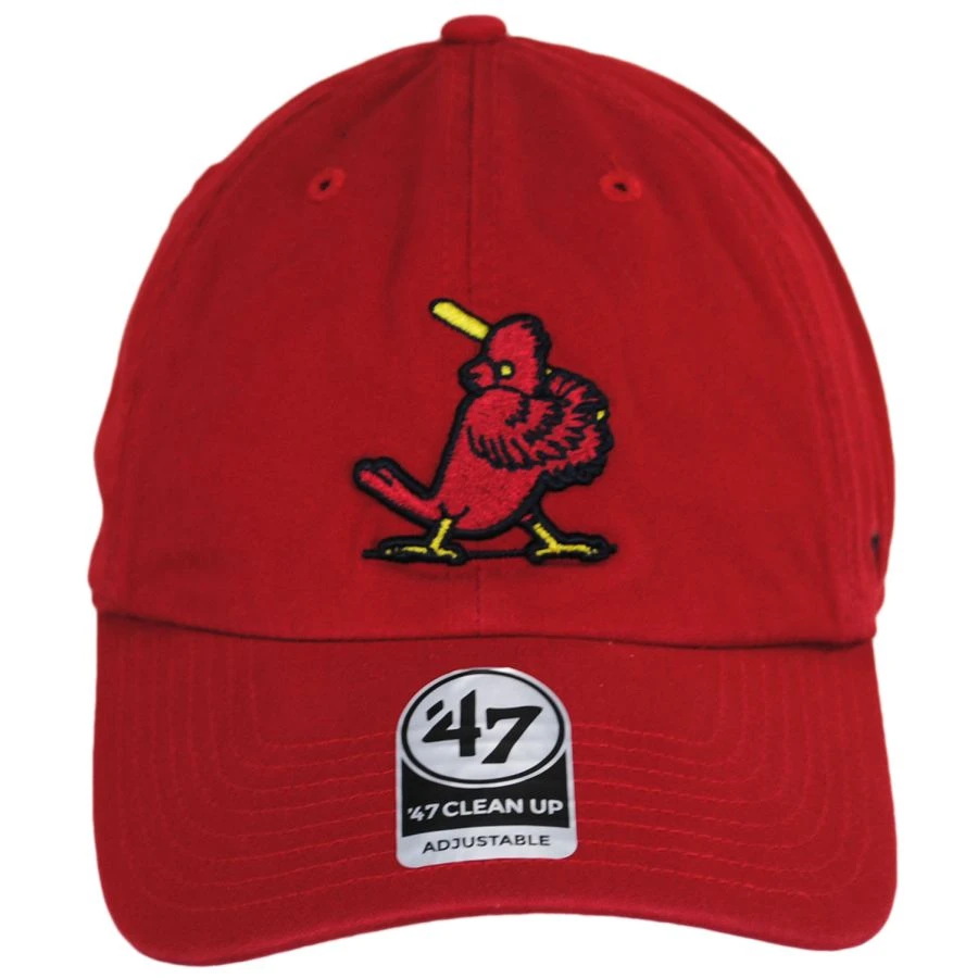 '47 BRAND St. Louis Cardinals MLB Cooperstown Clean Up Strapback Baseball Cap Dad Hat 3 '47 BRAND St. Louis Cardinals MLB Cooperstown Clean Up Strapback Baseball Cap Dad Hat