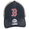 '47 BRAND Boston Red Sox Trawler 47 Mesh Clean Up Snapback Baseball Cap -Novel Accessories 436688