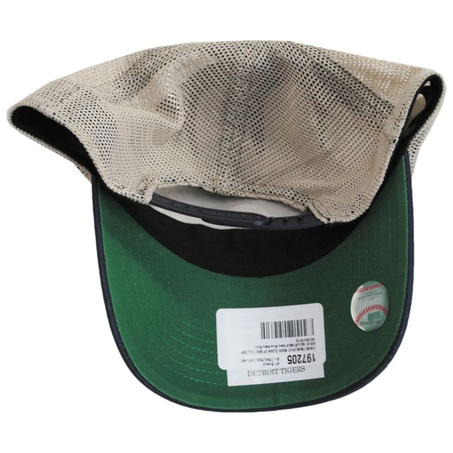 '47 BRAND Detroit Tigers Trawler 47 Mesh Clean Up Snapback Baseball Cap 5 '47 BRAND Detroit Tigers Trawler 47 Mesh Clean Up Snapback Baseball Cap - Image 3