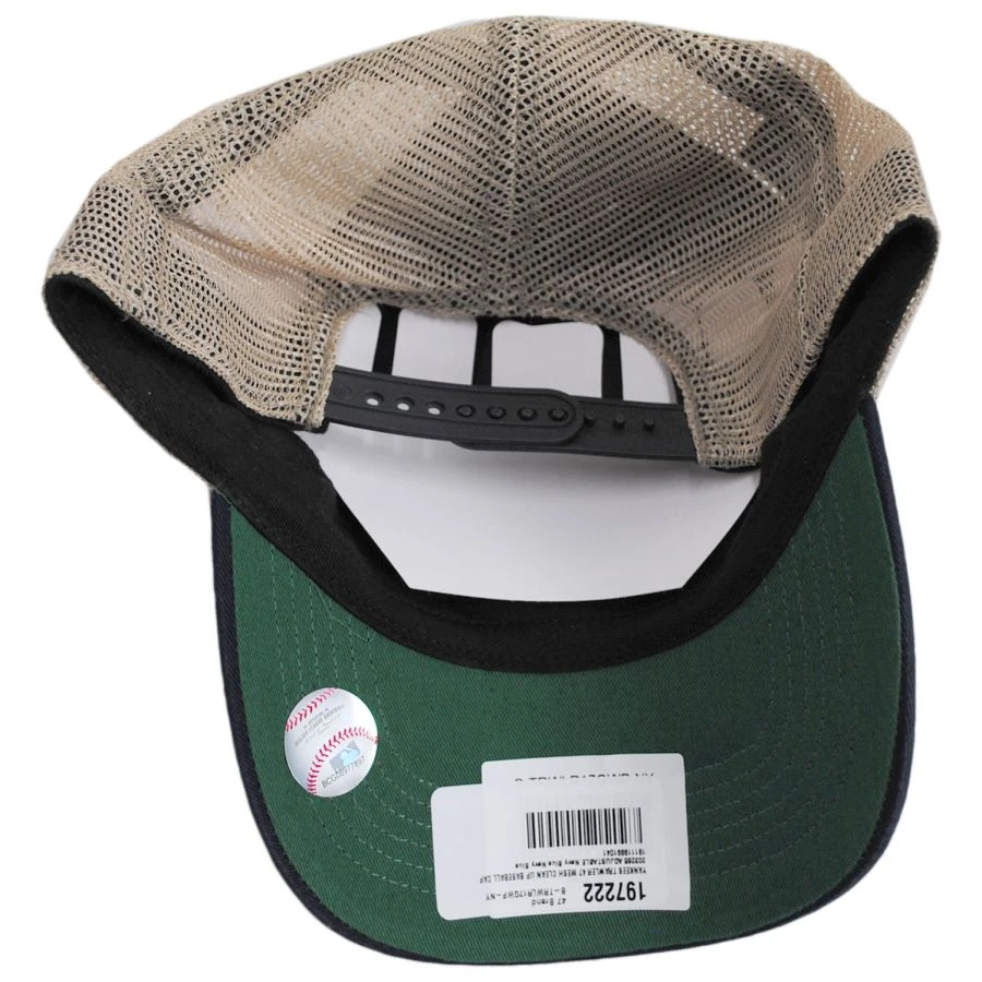 '47 BRAND New York Yankees Trawler 47 Mesh Clean Up Snapback Baseball Cap 5 '47 BRAND New York Yankees Trawler 47 Mesh Clean Up Snapback Baseball Cap - Image 3
