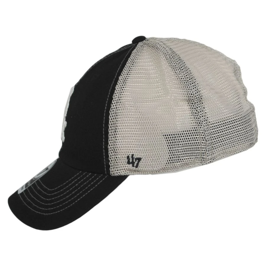 '47 BRAND Chicago White Sox Trawler 47 Mesh Clean Up Snapback Baseball Cap 4 '47 BRAND Chicago White Sox Trawler 47 Mesh Clean Up Snapback Baseball Cap - Image 2