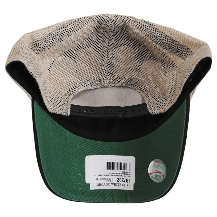 '47 BRAND Chicago White Sox Trawler 47 Mesh Clean Up Snapback Baseball Cap 5 '47 BRAND Chicago White Sox Trawler 47 Mesh Clean Up Snapback Baseball Cap - Image 3