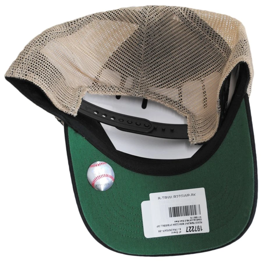 '47 BRAND Colorado Rockies Trawler 47 Mesh Clean Up Snapback Baseball Cap 5 '47 BRAND Colorado Rockies Trawler 47 Mesh Clean Up Snapback Baseball Cap - Image 3