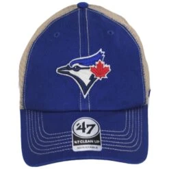 '47 BRAND Toronto Blue Jays Trawler 47 Mesh Clean Up Snapback Baseball Cap