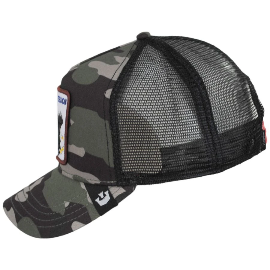 Goorin Bros Freedom Mesh Trucker Snapback Baseball Cap - Camouflage 3 Goorin Bros Freedom Mesh Trucker Snapback Baseball Cap - Camouflage