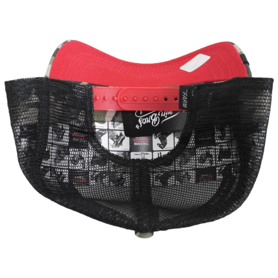 Goorin Bros Freedom Mesh Trucker Snapback Baseball Cap - Camouflage 5 Goorin Bros Freedom Mesh Trucker Snapback Baseball Cap - Camouflage - Image 3