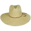 Stetson The Gatherer Wide Brim Palm Straw Fedora Hat -Novel Accessories 439148