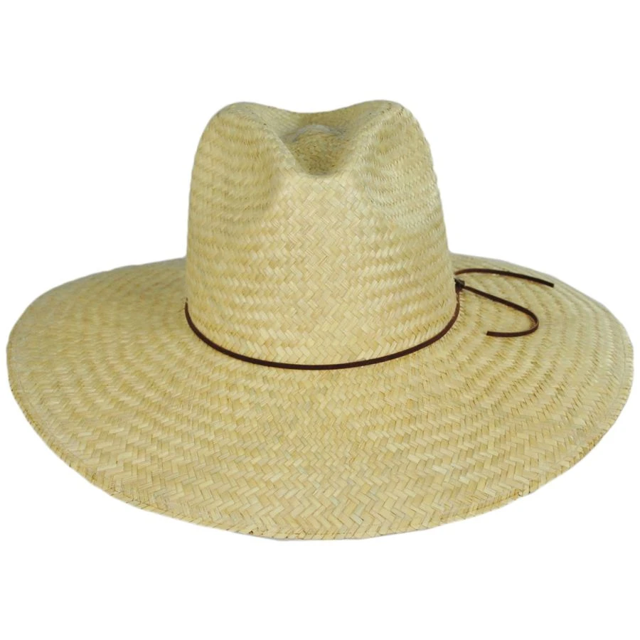 Stetson The Gatherer Wide Brim Palm Straw Fedora Hat 3 Stetson The Gatherer Wide Brim Palm Straw Fedora Hat