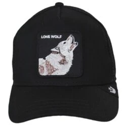 Goorin Bros Lone Wolf Mesh Trucker Snapback Baseball Cap