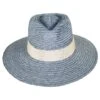 Joanna Petite Brim Wheat Straw Fedora Hat - Light Gray 1 Joanna Petite Brim Wheat Straw Fedora Hat - Light Gray -Novel Accessories 440333
