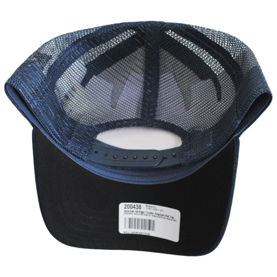 Stetson American Heritage Trucker Snapback Ball Cap 5 Stetson American Heritage Trucker Snapback Ball Cap - Image 3