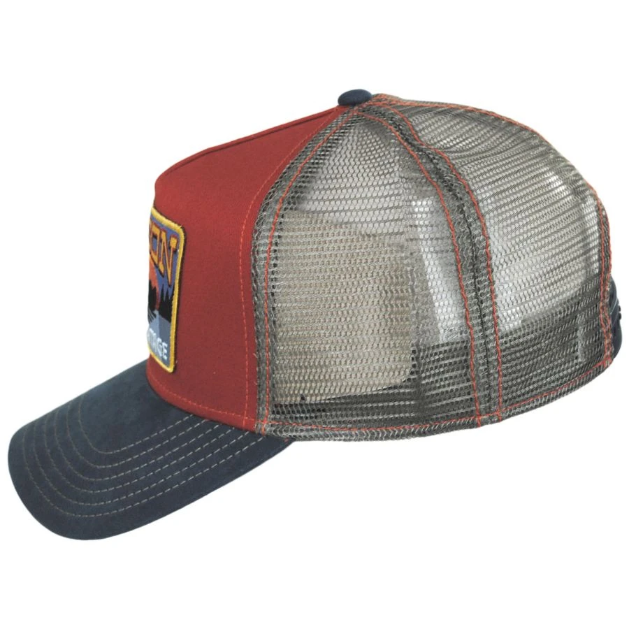 Stetson American Heritage Canoe Trucker Snapback Ball Cap 4 Stetson American Heritage Canoe Trucker Snapback Ball Cap - Image 2