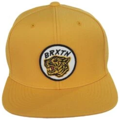 Kit MP Wool Blend Snapback Baseball Cap - Gold