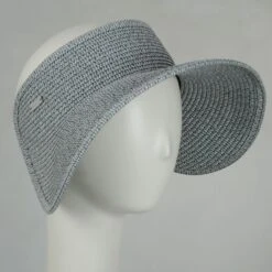 Bessie Toyo Braid Rollable Visor
