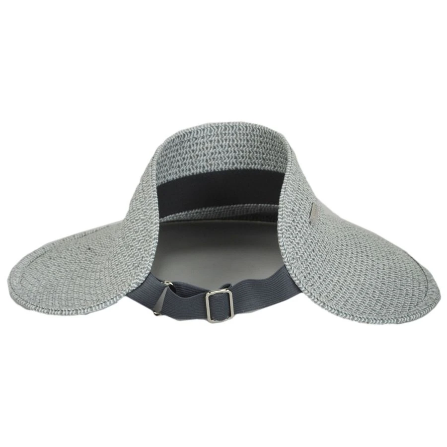 Bessie Toyo Braid Rollable Visor 5 Bessie Toyo Braid Rollable Visor - Image 3