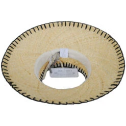 Versilia Raffia Straw Crownless Hat -Novel Accessories 441266