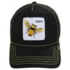 Goorin Bros Queen Bee Mesh Trucker Snapback Baseball Cap - White 2 Goorin Bros Queen Bee Mesh Trucker Snapback Baseball Cap - White -Novel Accessories 442868