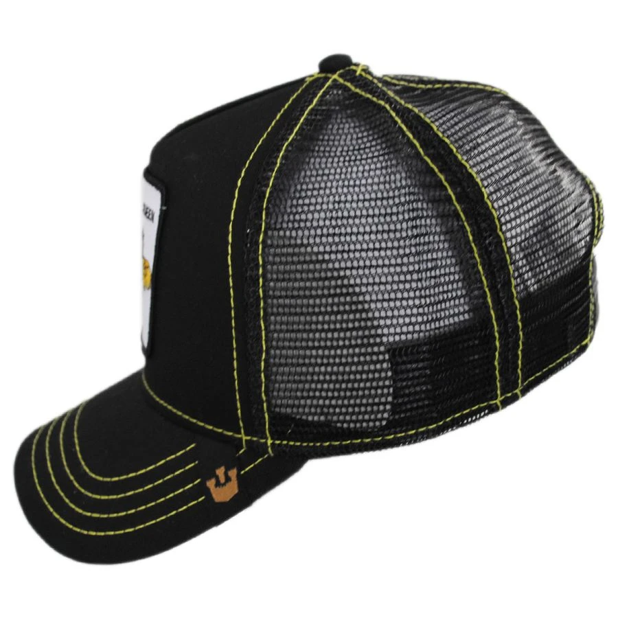 Goorin Bros Queen Bee Mesh Trucker Snapback Baseball Cap - White 4 Goorin Bros Queen Bee Mesh Trucker Snapback Baseball Cap - White - Image 2