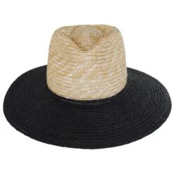 Joanna Festival Wheat Straw Fedora Hat
