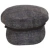 Tweed Fiddler's Cap - Brown/Navy -Novel Accessories 443940