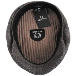 Tweed Fiddler's Cap - Brown/Navy -Novel Accessories 443946